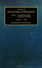 Cover of: Explorations in methodology by Geoffrey Walford