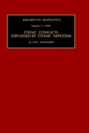 Cover of: Ethnic conflicts explained by ethnic nepotism