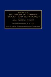 Cover of: Research in the History of Economic Thought and Methodology, Volume 17 : Selig Perlman and Wisconsin Institutionalism