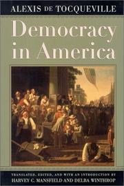 Cover of: Democracy in America by Alexis de Tocqueville