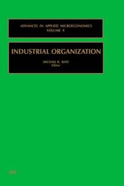 Cover of: Industrial Organization (Advances in Applied Microeconomics)