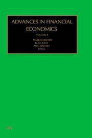 Cover of: Advances in Financial Economics, Volume 6 (Advances in Financial Economics)