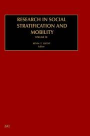 Cover of: Research in Social Stratification and Mobility, Volume 18 (Research in Social Stratification and Mobility)