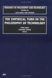 Cover of: The Empirical Turn in the Philosophy of Technology (Research in Philosophy and Technology)