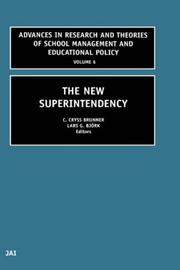 Cover of: The new superintendency