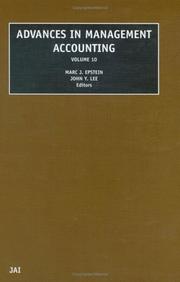 Cover of: Advances in Management Accounting, Volume 10 (Advances in Management Accounting)