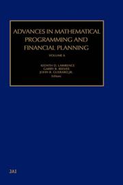 Cover of: Advances in Mathematical Programming and Financial Planning, Volume 6 (Advances in Mathematical Programming and Financial Planning)