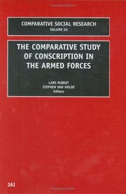 Cover of: The Comparative Study of Conscription in the Armed Forces (Comparative Social Research) by 