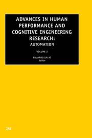 Cover of: Advances in Human Performance and Cognitive Engineering Research, Volume 2 (Advances in Human Performance and Cognitive Engineering Research)