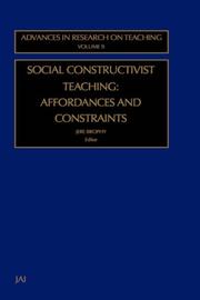 Cover of: Social Constructivist Teaching (Advances in Research on Teaching)