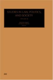 Cover of: Studies in Law, Politics and Society, Volume 26 (Studies in Law, Politics, and Society)