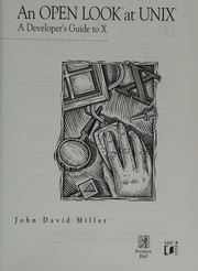 An OPEN LOOK at UNIX by Miller, John David