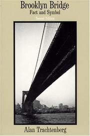 Cover of: Brooklyn Bridge: fact and symbol