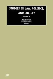 Cover of: Studies in Law, Politics and Society, Volume 28 (Studies in Law, Politics, and Society)