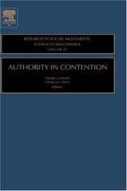 Cover of: Authority in Contention, Volume 25 (Research in Social Movements, Conflicts and Change) by 