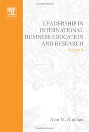 Cover of: Leadership in International Business Education and Research, Volume 8 (Research in Global Strategic Management)