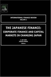 Cover of: The Japanese finance | 