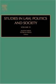 Cover of: Studies in Law, Politics and Society, Volume 31 (Studies in Law, Politics, and Society)