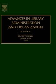 Cover of: Advances in Library Administration and Organization, Volume 21 (Advances in Library Administration and Organization)