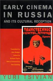 Cover of: Early cinema in Russia and its cultural reception