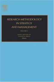Cover of: Research Methodology in Strategy and Management, Volume 2 (Research Methodology in Strategy and Management)