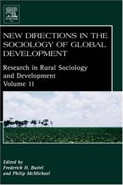 Cover of: New Directions in the Sociology of Global Development, Volume 11 (Research in Rural Sociology and Development) by 