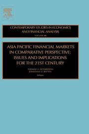Cover of: Asia Pacific  Financial Markets in Comparative Perspective: Issues and Implications for the 21st Century, Volume 86 (Contemporary Studies in Economic and Financial Analysis)