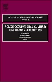 Cover of: Police Occupational Culture by 