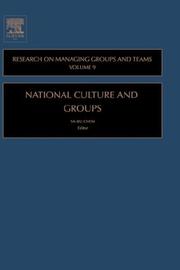 Cover of: National Culture and Groups, Volume 9 (Research on Managing Groups and Teams)