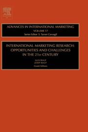Cover of: International Marketing Research, Volume 17 by 