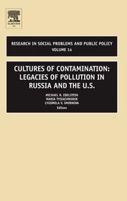 Cover of: Cultures of Contamination, Volume 14 by 
