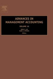 Cover of: Advances in Management Accounting, Volume 16 (Advances in Management Accounting) (Advances in Management Accounting)