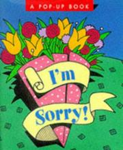 Cover of: I'm Sorry: A Pop-Up Book (Running Press Miniature Editions)