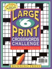 Cover of: Large Print Crosswords Challenge