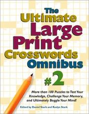 Cover of: The Ultimate Large Print Crosswords Omnibus  : 2: Spiral (Ultimate Large Print Crossword Omnibus)