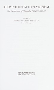 Cover of: From Stoicism to Platonism by Troels Engberg-Pedersen