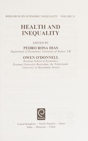 Cover of: Health and Inequality