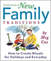 Cover of: The Mini Book of New Family Traditions