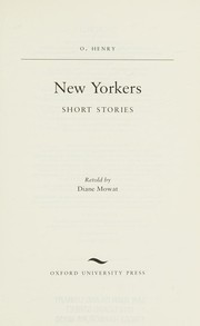 Cover of: New Yorkers: short stories