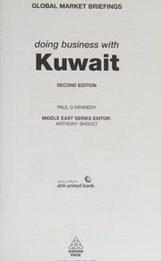 Cover of: Doing business with Kuwait by Paul D Kennedy