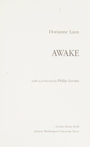Cover of: Awake: poems