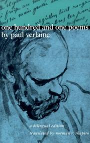 Cover of: One Hundred and One Poems by Paul Verlaine: A Bilingual Edition