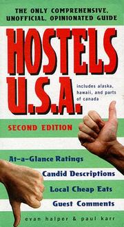 Cover of: Hostels U.S.A. by Evan Halper, Paul Karr