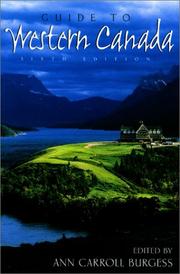 Cover of: Guide to western Canada