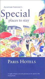 Cover of: Special Places to Stay Paris Hotels, 3rd (Special Places to Stay)
