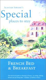 Cover of: Special Places to Stay French Bed & Breakfast by Annie Shillito, Annie Shillito