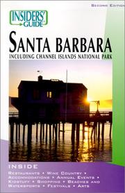 Cover of: Insiders' Guide to Santa Barbara, 2nd by Karen Hastings