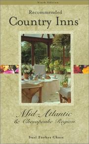Cover of: Recommended Country Inns Mid-Atlantic and Chesapeake Region, 9th (Recommended Country Inns Series)
