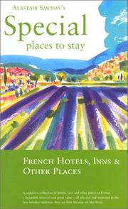 Cover of: Special Places to Stay French Hotels, Inns & Other Places, 2nd (Special Places to Stay)