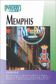 Cover of: Insiders' Guide to Memphis
